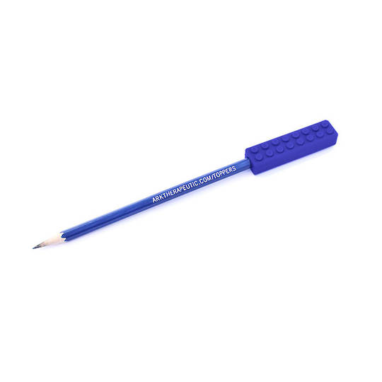 Brick Stick™ Chewable Pencil Topper - Dark Blue Standard